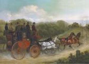 The Red Rover Approaching An Inn by William Joseph Shayer