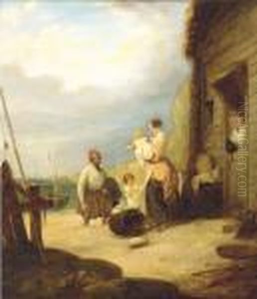 A Fisherman Returning Home From Sea - view 1