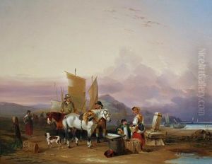 Fisherfolk On The Shore