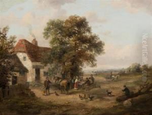 Travelers At A Country Inn