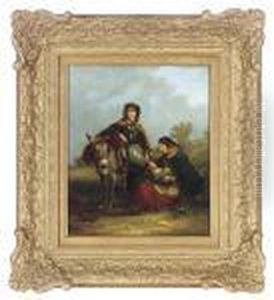 Travellers Resting by Snr William Shayer