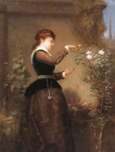 Tending the Rose Bush by George Henry Story