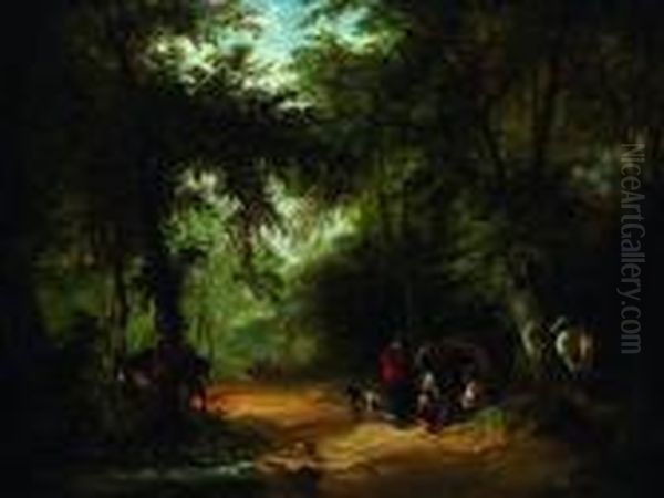 Halte Dans La Foret - view 1