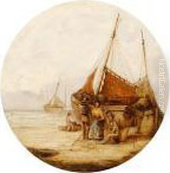 Coastal Luggers On The Beach - view 1
