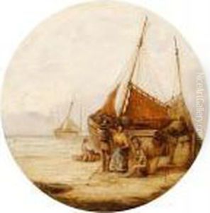 Coastal Luggers On The Beach
