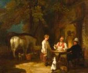 Farmworkers Resting by Snr William Shayer