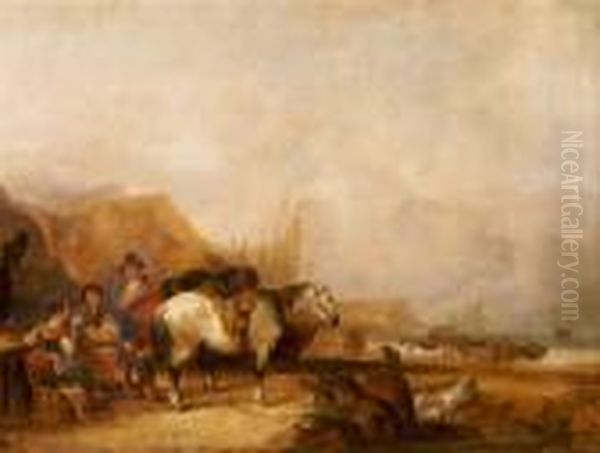 Figures Near Port - view 1