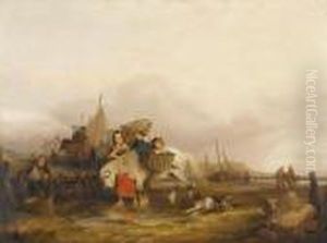 The Shrimpers: A Ride Home by Snr William Shayer