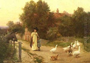 Rounding up the geese by George Swinstead