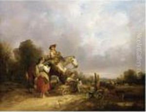 A Gypsy Family, New Forest
