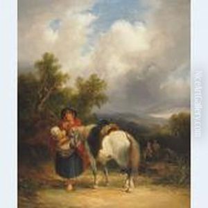 Gypsy Encampment by Snr William Shayer