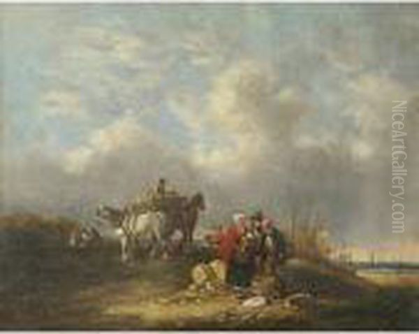 Paesaggio Costiero Con Figure - view 1