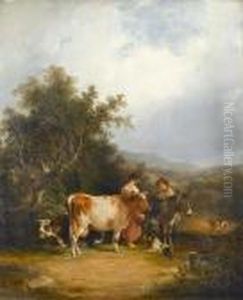 A Chance Meeting by Snr William Shayer