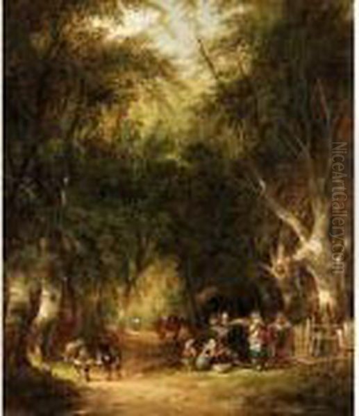 Resting In A Wooded Glade - view 1