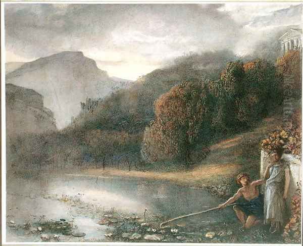 Landscape with a Temple and Pastoral Figures - view 1