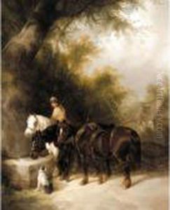 Watering The Horses Watering The Horses