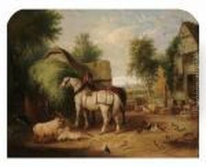 A Farmyard Scene A Farmyard Scene