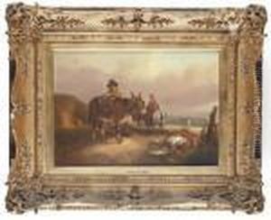 Collecting The Day's Catch by Snr William Shayer