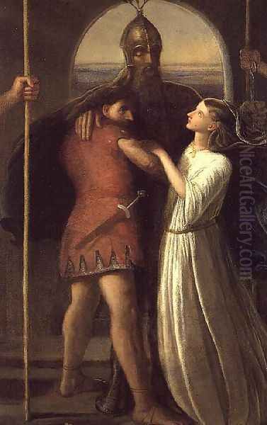 The Death of Earl Siward by James Smetham