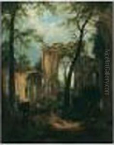 Netley Abbey by Snr William Shayer