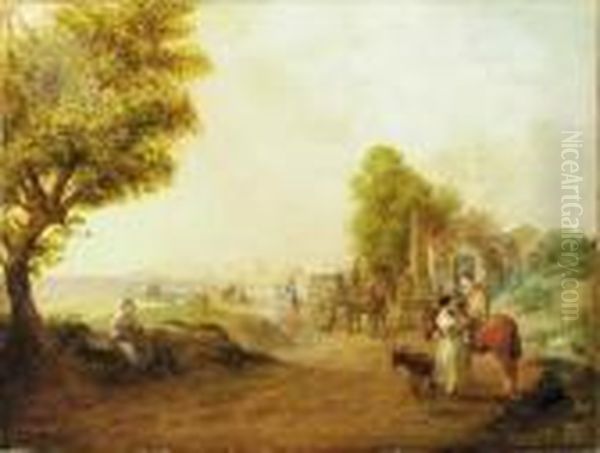 The Way To Market
Oil On Canvas - view 1