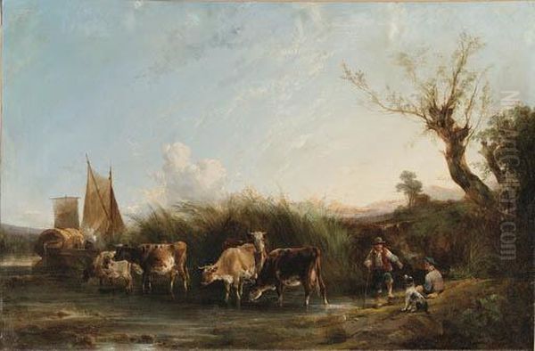 Watering The Herd - view 1