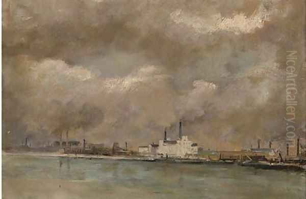 Before the factories at Kaisermuthlen - view 1