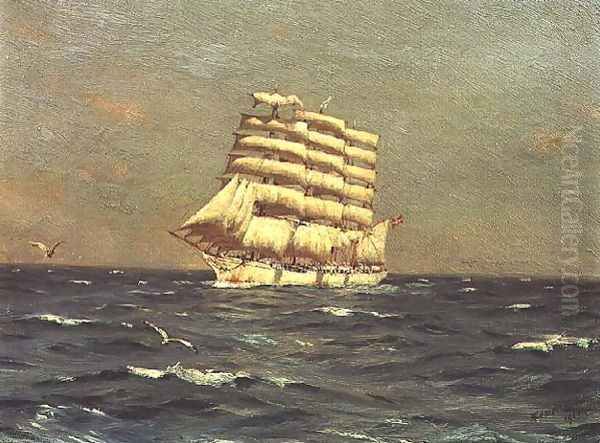 Danish trading ship, Viking - view 1