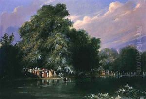 Baptism in Virginia by Russell Smith