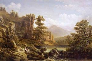 Hunters in Laurel Run, Pennsylvania by Russell Smith