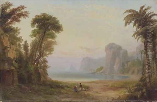Curtain for the Arch Street Theatre, Tempest, First Scene - view 1