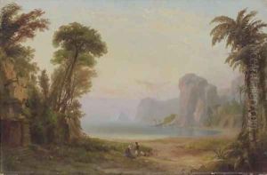 Curtain for the Arch Street Theatre, Tempest, First Scene by Russell Smith