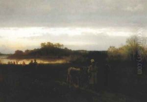 On the Way to a Market by Franciszek Streitt