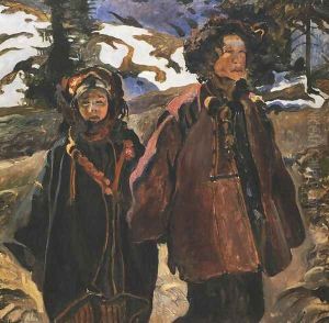 Orphans by Kazimierz Sichulski