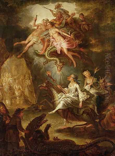 The Arrival at the Sabbath and the Homage to the Devil - view 1