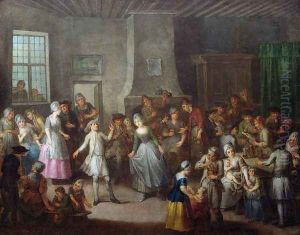 Interior of a Tavern by Gabriel Jacques de Saint-Anton