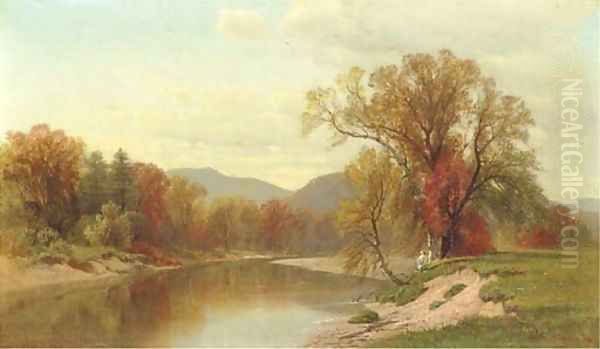 Autumn on the Saco River - view 1