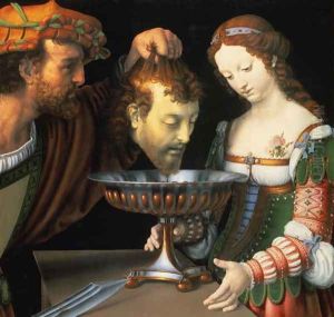 Salome with the head of John the Baptist, 1520-24 by Andrea Solario