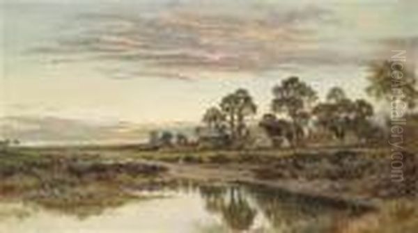 Large Landscape At Dusk - view 1