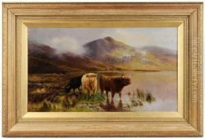 Highland Landscape With Cows
