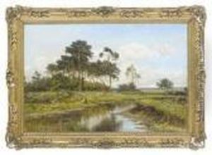 Figures Seated By A River
