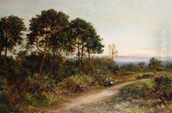 A Country Path At Sunset - view 1