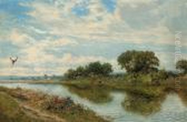 A Peaceful River Landscape - view 1