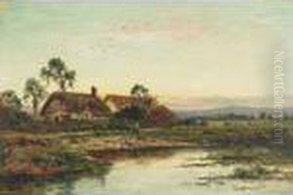Riverside Cottages, Evening - view 1