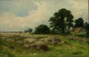 'haytime In Surrey by Daniel Sherrin