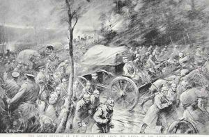 The Great Retreat of the German Army from the Banks of the River Marne in 1914 by Joseph Skelton
