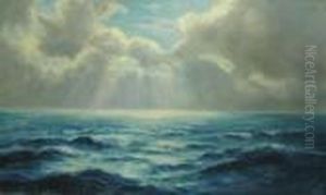 Seascape With A Distant Sailing Ship