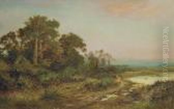 A Wooded Landscape With A Lake - view 1