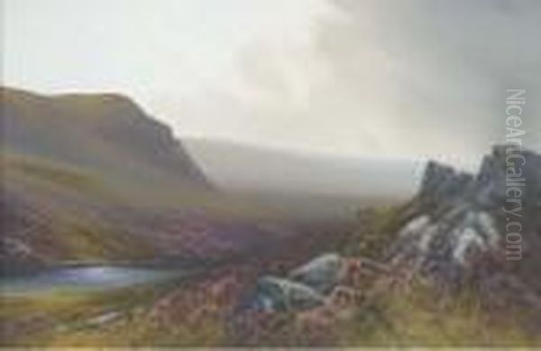 Rain Clearing, Belstone Moors, Dartmoor (illustrated); And Cawsandbeacon, Dartmoor - view 1