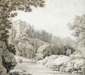 View of Ariccia, Italy by Joseph Skelton